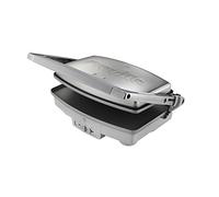 Breville Plancha para sándwiches/paninis DuraCeramic | Sandwichera Café-Style de 2 rebanadas | Acero inoxidable [VST071X]