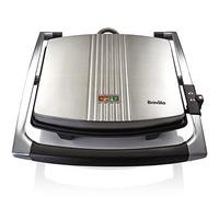 Breville Sandwich/Panini Press & Toastie Maker | 4-Slice | Stainless Steel [VST026X]