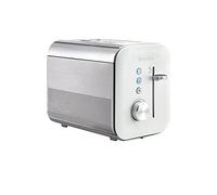 Breville VTT676X Tostador de dos rebanadas, 850 W, Metal, 2 Ranuras, Blanco
