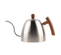 Brew Like a Professional Grade - Tetera de cuello de cisne de 1500 ml en material de acero inoxidable de alta calidad (plata)