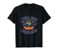 Brew Now Cackle Later Witch Cauldron Funny Ocult Magic Camiseta