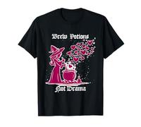 Brew Pociones No Drama Bruja Amor Hechizo Citas Brujería Camiseta