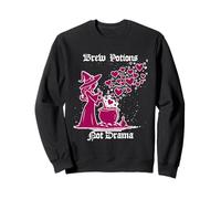 Brew Pociones No Drama Bruja Amor Hechizo Citas Brujería Sudadera