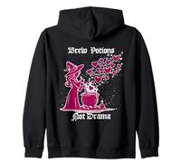 Brew Pociones No Drama Bruja Amor Hechizo Citas Brujería Sudadera con Capucha
