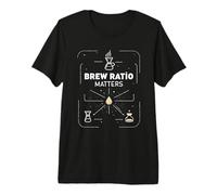Brew Ratio Matters Ritual Café Espresso Casa Camiseta Premium