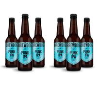 BrewDog - Punk IPA, Cerveza India Pale Ale, 12 Botellas x 33 cl (Paquete de 2)