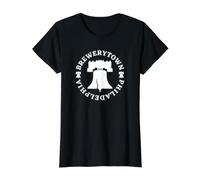Brewerytown Philadelphia Philly - Recuerdo de los vecindarios Camiseta gráfica económica, Mujer, Negro, S