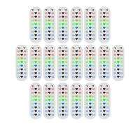 Brewing Temperature Strip - 20 paquetes de fermentación adhesivos, 18 ℃ to 32 ℃, multipropósito Home Brewing Wine Beer | Fermenting Monitoring Tool Aquarium Temperature Measurement Accessory