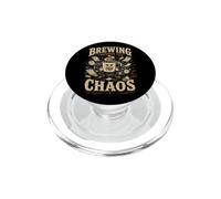 Brewing Through Chaos Diseño Café PopSockets PopGrip para MagSafe