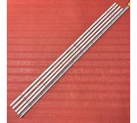 BrewJa Tiras de retroiluminación LED 12LED compatibles con HISENSE H55B7100UK H55B7100 H55B7300 H55B7300UK HD550V1U51-T0L4 (Color: Kit 4 piezas para 1 TV)