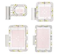 Brewland Aros de bordado magnéticos para Brother Innovis NQ1700E NQ1600E NV880E Stellaire XJ1 XE1 Dream Machine XV8550D Luminaire XP2 XP3 V3LE Quattro 6000D (BL4in1-BMK Set)