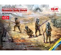 Brewster Body Shield, US Infantry 1 :3 5 Plástico Modelo Kit Icm