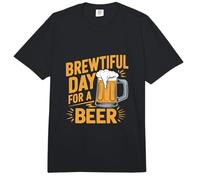 Brewtiful Day For A Beer - Funny Beer Home Brew Cerveza Artesanal Comfort Colors Adult Heavyweight T-Shirt