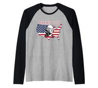 Brexit 1776 4 de Julio Jorge Washington Día de la Independencia Camiseta Manga Raglan