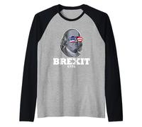Brexit de Ben Franklin 1776 Camiseta Manga Raglan