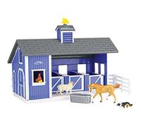 Breyer Horses Breyer Farms Home at The Barn Playset | Juego de 10 piezas | 1 caballo Stablemates incluidos | 15 pulgadas de largo x 4 pulgadas de ancho x 10 pulgadas de alto | Escala 1:32 | Modelo