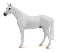 Breyer Horses Freedom Series Fleabitten Grey Thoroughbred | Juguete de caballo | 9.75 x 7 pulgadas | Escala 1:12 | Modelo #1054