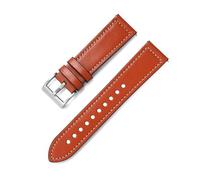 Breyhda Correa de cuero de cambio rápido para reloj - Correa de repuesto Easy Switch de 20 mm y 22 mm para hombre,20mm