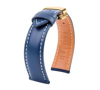 Breyhda Correa de cuero para hombre - Correa de repuesto clásica de 20 mm a 24 mm con hebilla de seguridad,22mm