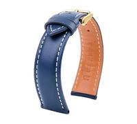 Breyhda Correa de cuero para hombre - Correa de repuesto clásica de 20 mm a 24 mm con hebilla de seguridad,20mm