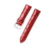 Breyhda Correa de reloj de charol de colores vivos, de 20 mm y 22 mm, para hombre y mujer.,Vino tinto,22mm
