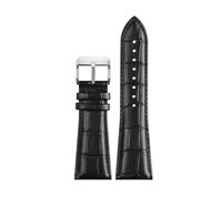 Breyhda Correa de reloj de cuero extra ancha - Pulsera de repuesto grande para hombre de 22 mm a 28 mm,24mm