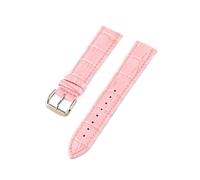 Breyhda Correa de reloj de cuero multicolor - Correa de repuesto de moda de 10 mm a 24 mm para relojes de hombre y mujer,Rosa,19mm