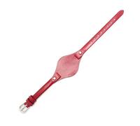 Breyhda Correa de reloj de cuero pequeña de 8 mm - Correa de repuesto mate fina para mujer para relojes pequeños,Rojo,8mm