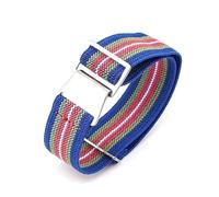 Breyhda Correa de reloj de nailon elástico de 18 mm, 20 mm, 22 mm y 24 mm: repuesto universal, pulsera ligera y accesorios para relojes.,24mm