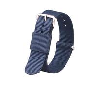 Breyhda Correa de reloj de nailon tejido de 16 mm a 22 mm: repuesto suave y duradero, ajuste universal para la mayoría de los relojes y accesorios.,17mm