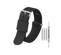 Breyhda Correa de reloj de nailon tejido de 16 mm a 22 mm: repuesto suave y duradero, ajuste universal para la mayoría de los relojes y accesorios.,20mm