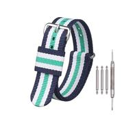 Breyhda Correa de reloj de nailon tejido de 16 mm a 22 mm: repuesto suave y duradero, ajuste universal para la mayoría de los relojes y accesorios.,19mm