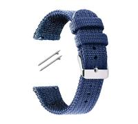 Breyhda Correa de reloj de nailon tejido de 18 mm, 20 mm, 22 mm y 24 mm - Correa deportiva universal de liberación rápida para hombre y mujer,24mm