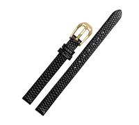Breyhda Correa de reloj de piel con estampado de lagarto - Repuesto para mujer, de 6 mm a 16 mm, color blanco y rojo,16mm