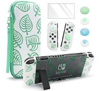 BRHE Estuche de Interruptor más Grande para Nintendo Switch, Bolsa de Transporte de Viaje, Kit de Accesorios de protección portátil (Cruce de Animales)