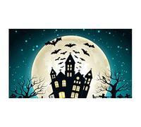 Briaatt 30X40Cm DIY Diamante Pintura de Diamante Bordado Diamante Redondo Resina Punto de Hogar Pared Halloween Casa Embrujada B