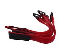 Briaatt 5pzs 27cm Cinta magica Cinturon de sujecion de cinta para Li-Po bateria RC avion Negro Rojo