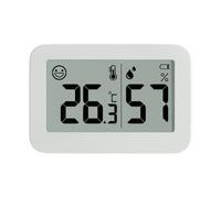 Briaatt Mini Termómetro Electrónico e Higrómetro Termómetro Interior para Bebés Termómetro para Refrigerador con Pantalla de Cara Sonriente