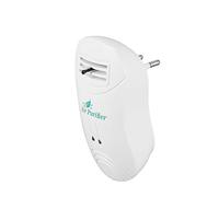 Briaatt Purificador de Aire Ionizador para el Generador de Iones Negativos de Aire Eliminar Formaldehído Humo Purificación de Polvo Hogar Desodorante de Habitación Enchufe EU