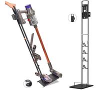 BRIAN & DANY Soporte para Aspirador, Soporte Metálico para Aspiradores sin Cables y Accesorios para Dyson V15 V12 V11 V10 V8 V7 V6 , Negro