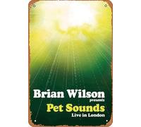 Brian Wilson Presents: Pet Sounds Live in London, póster de película retro de metal, letrero de estaño para pared del hogar, letrero de metal para pared, cueva, bar, club, letrero de metal de 8 x 12