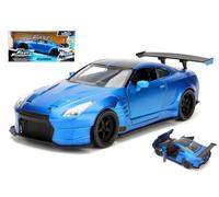 Brian's Nissan Gt-R (R35) Rápido Y Furioso Azul Modelo JADA TOYS 1:24