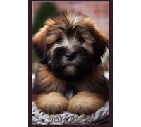 Briard Notizbuch, Buch: Das perfekte Geschenk für Hunde Liebhaber & Fans, Heft m. süßem Briardwelpe, Motiv Liniert,DIN A5: Tagebuch, Journal, ... Motiv, blanko, Calendar, Bild,Deko,Schild