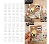 Briartw 60 mini resortes autoadhesivos de acción oscilantes | Muebles para hacer tarjetas, álbumes de recortes, tarjetas interactivas hechas a mano y manualidades de papel