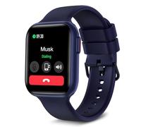 BRIBEJAT BT3 Reloj Inteligente Mujer Hombre, 1.69” HD Smartwatch, 28 Modos Deportes, Reloj Digital con Pulsómetro Sueño, IP68 Impermeable, Pulsera Actividad para Android iOS, Azul