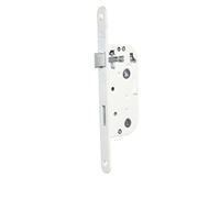 Bricard 2691 - Cerradura para puerta de baño (norma NF, eje a 40- sentido derecho), color blanco