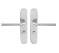 Bricard 666460 - Juego de asas (acero inoxidable, con placa Tempo Pop, para puerta de baño, aseo, condenado)