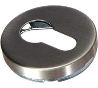 Bricard 667021 - Par de rosetas (acero inoxidable, para puerta de entrada)