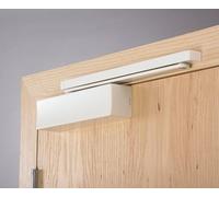 Bricard 6721021 Cierrapuertas con cremallera, Fuerza 2-5,Tecnología leva, Blanco, opuesto Montaje invertido lado palmelas