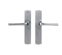 Bricard 879052 - Par de asas (acabado satinado, zamack, en placa eVidence, puerta interior sin llave